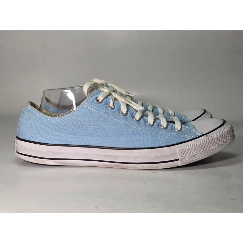 Converse All‎ Star Men's Sneakers Size 13 Women's Size 15 Blue Canvas Shoes - Picture 4 of 15
